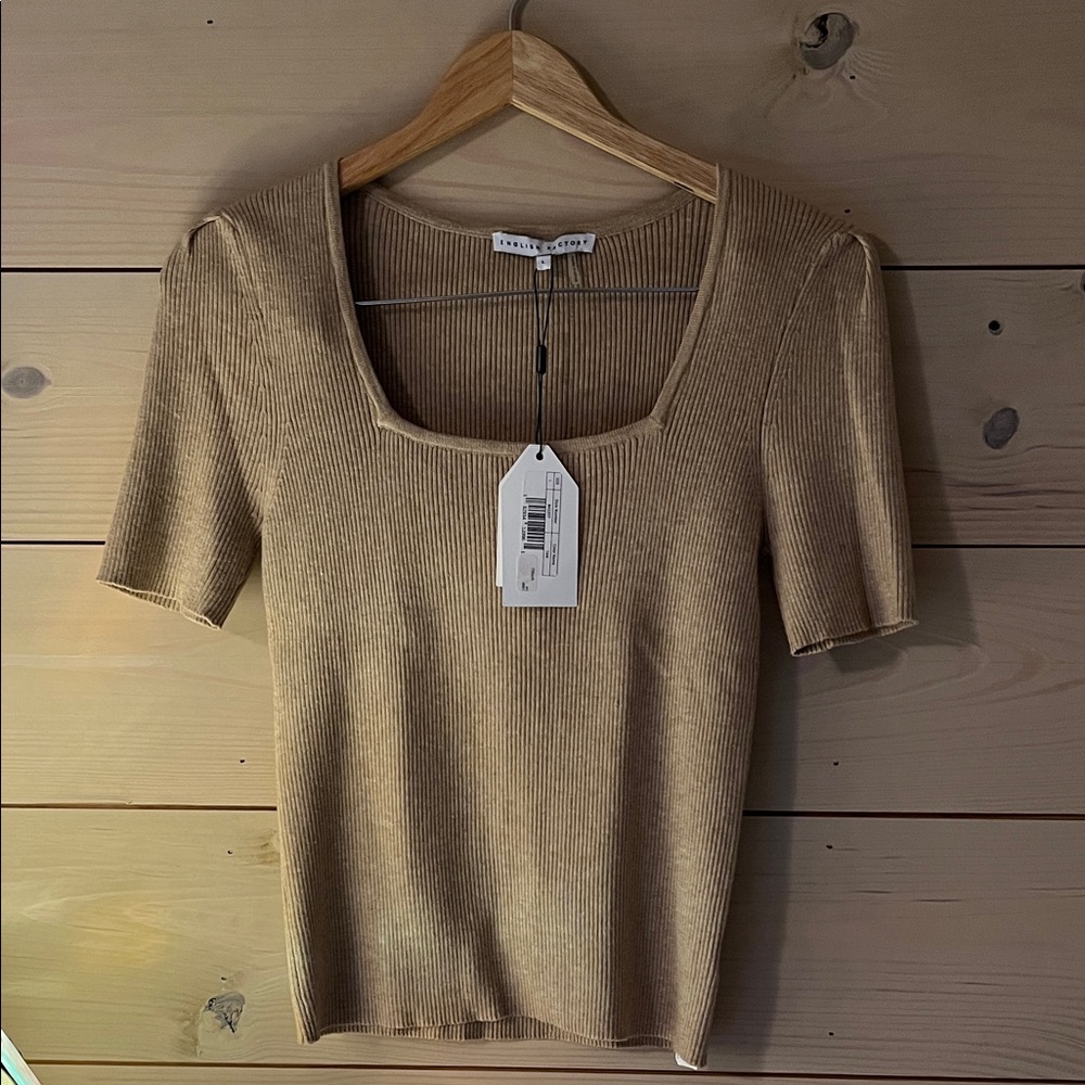 NWT English Factory Knit Top Lg